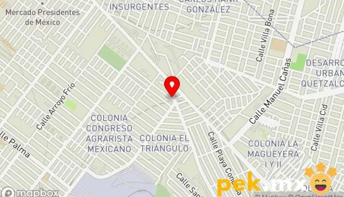 mapa de PLOMERIA Y GAS Electricista en Iztapalapa, Ciudad de México