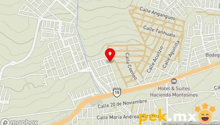 mapa de Plomero y Electricista Electricista en Morelia