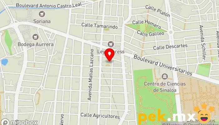 mapa de Plomero Y Electricista Willy Electricista, Fontanero en Culiacán Rosales