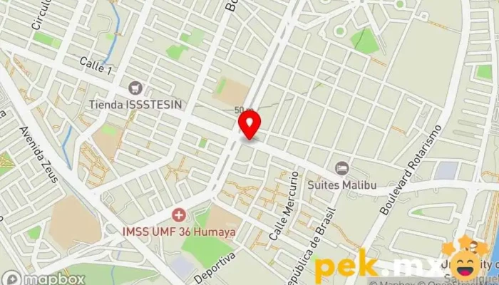mapa de Plomeros y Electricidad de la Torre Electricista en Culiacán Rosales