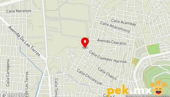 mapa de Pozo San Mateo 1 Compañía suministradora de agua en Amp. San Mateo