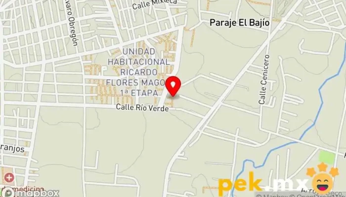 mapa de Praxedis de Guerrero  en Oaxaca de Juárez