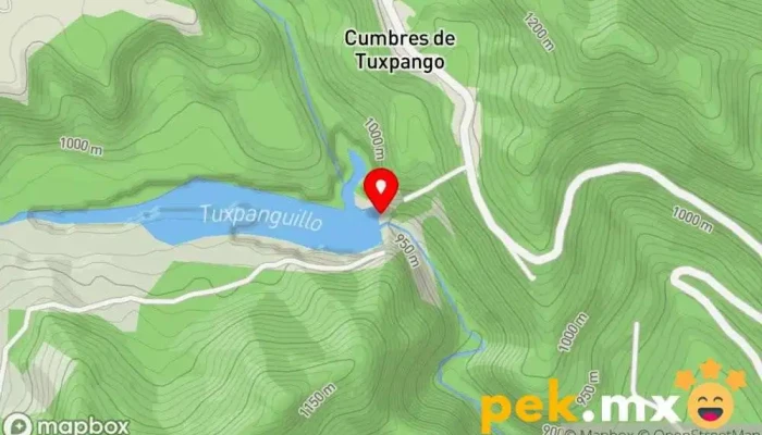mapa de Presa Tuxpango Electricista en Veracruz