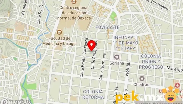 mapa de PRODITEC Electricista en Oaxaca de Juárez