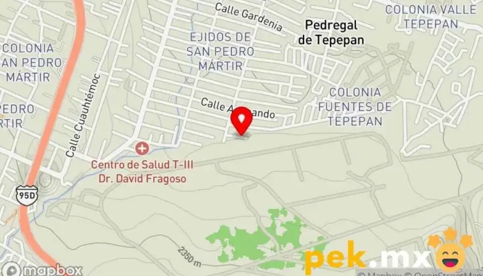 mapa de RBR Infraestructura Empresa de construcción, Electricista en Tlalpan