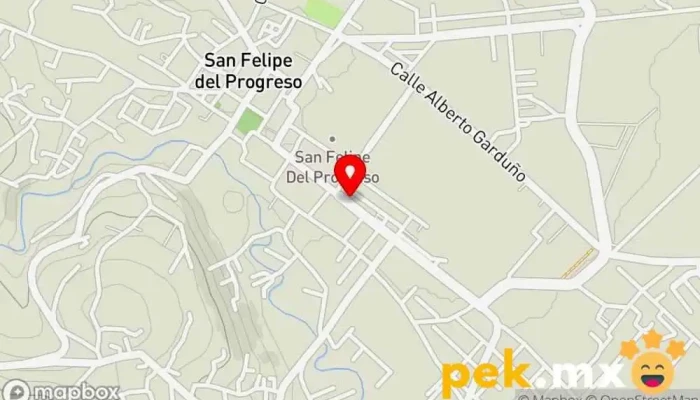 mapa de Recicladora San Felipe Centro de reciclaje en San Felipe del Progreso