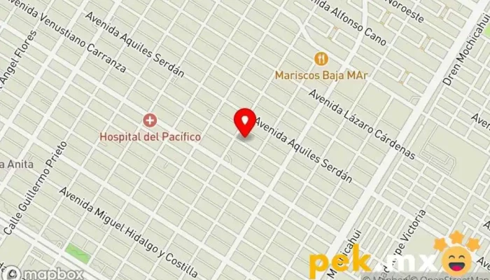 mapa de Refritodo Contratista de aire acondicionado, Servicio de reparación de aire acondicionado, Electricista, Servicio de reparación de neveras en Los Mochis