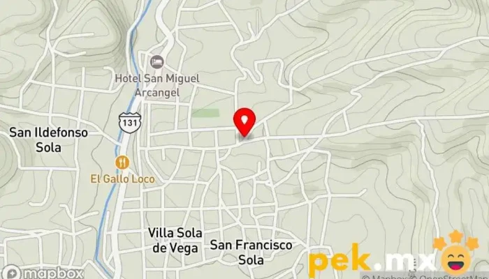 mapa de Reparaciones y Servicio Los Soltecos. Taller de reparaciones eléctricas en Villa Sola de Vega