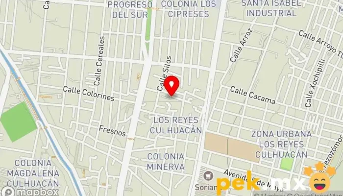 mapa de Rodarte cdmx Empresa de construcción, Herrero, Electricista en Iztapalapa, Ciudad de México