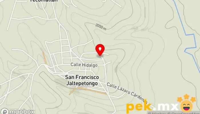 mapa de San Francisco Jaltepetongo  en San Francisco Jaltepetongo