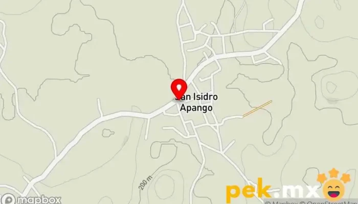 mapa de San Isidro Apango  en San Isidro Apango