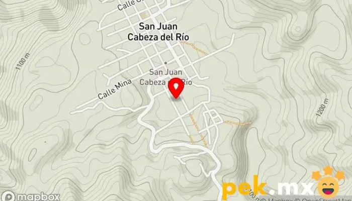 mapa de San Juan Cabeza del Río  en San Juan Cabeza del Río