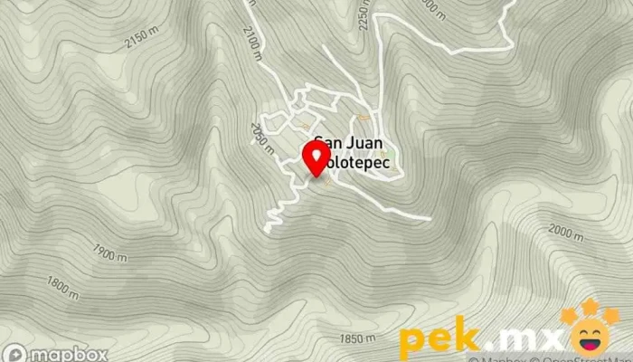mapa de San Juan Ozolotepec  en San Juan Ozolotepec