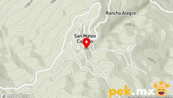 mapa de San Mateo Cajonos  en San Mateo Cajonos