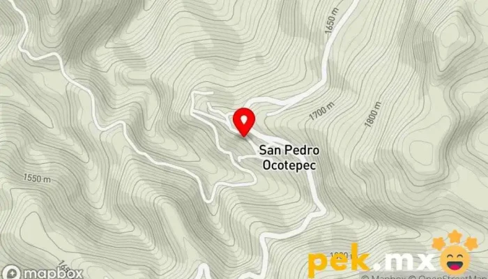 mapa de San Pedro Ocotepec  en San Pedro Ocotepec
