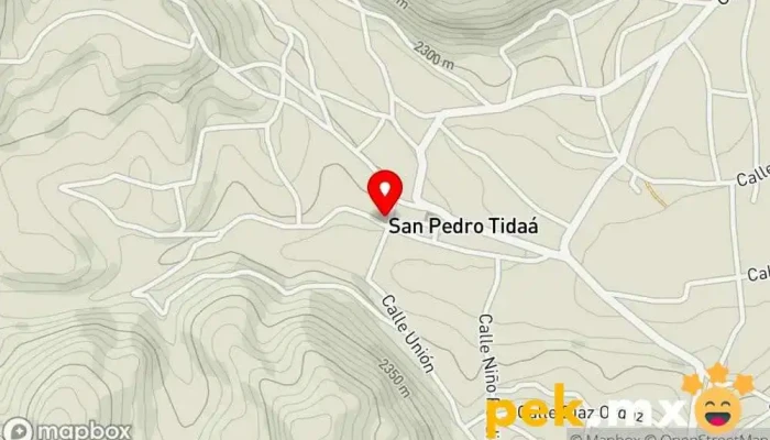 mapa de San Pedro Tidaá  en San Pedro Tidaá