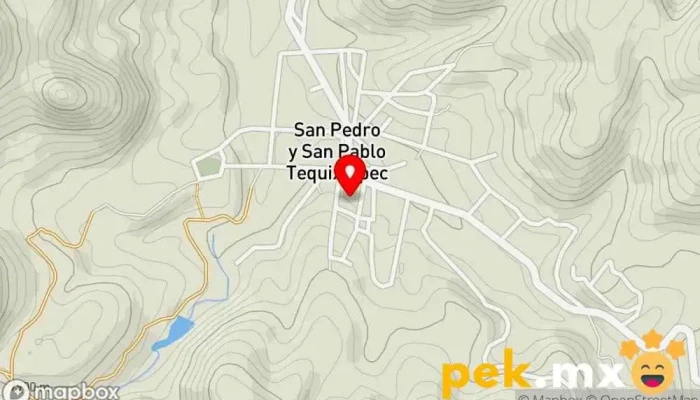 mapa de San Pedro y San Pablo Tequixtepec  en San Pedro y San Pablo Tequixtepec