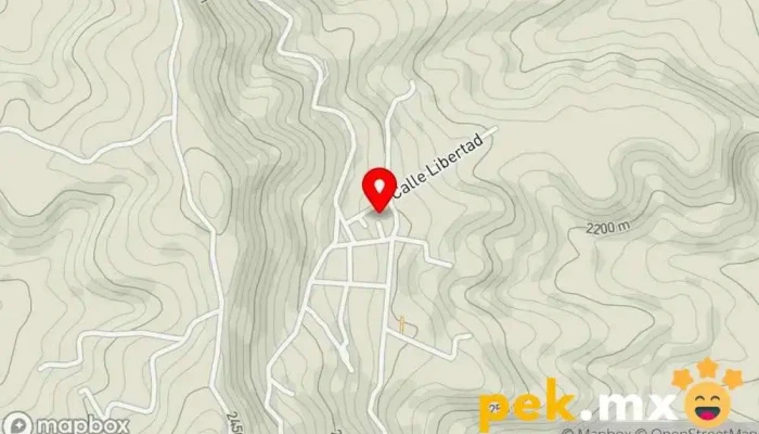 mapa de Santa María del Rosario  en Oaxaca