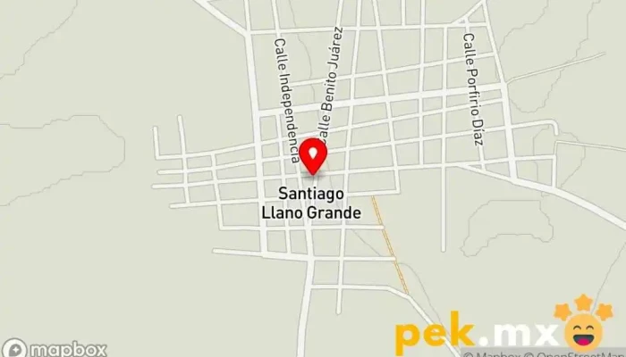 mapa de Santiago Llano Grande  en Santiago Llano Grande