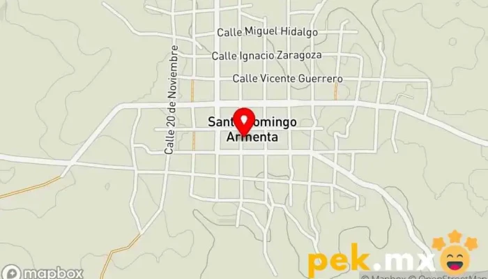 Santo Domingo Armenta -  Mapa - Santo Domingo Armenta