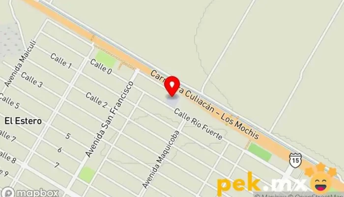 mapa de S.E. Juan Jose Rios Subestación eléctrica en Juan José Ríos