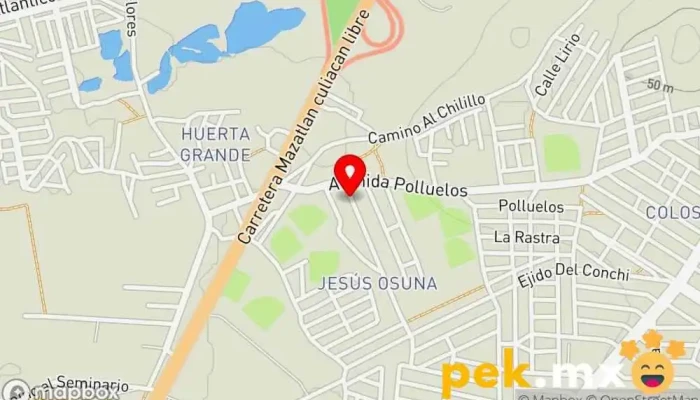 mapa de Seliz soluciones energéticas Compañía eléctrica en Mazatlán