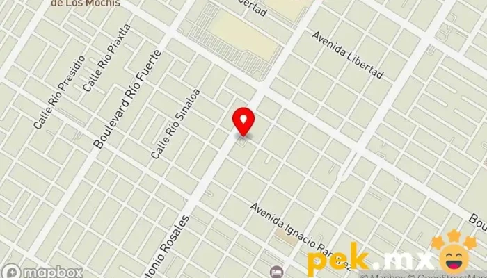 mapa de Semarsa Proveedor de equipos de energía solar, Electricista, Equipos y soluciones de energía, Proveedor de sistemas solares de agua caliente, Proveedor de equipos de iluminación de escenarios en Los Mochis