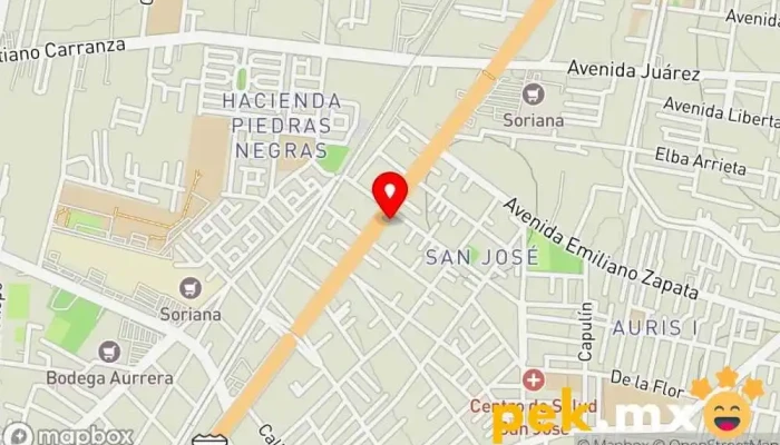 mapa de Serv. ELECTRICO EL FARO Servicio de reparación de sistemas eléctricos para automóviles, Taller de revisión de automóviles en Chicoloapan de Juárez