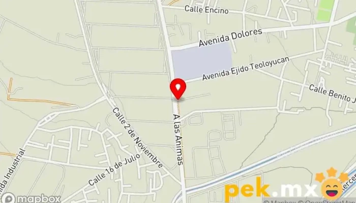 mapa de Servical Mexicana, S.A. De C.V. Planta de tratamiento de aguas residuales, Servicio de distribución, Fábrica en Barrio Tlatenco
