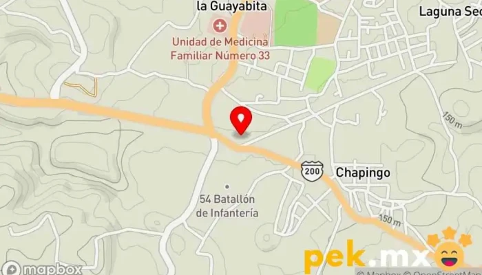 mapa de Servicio automotriz EL POCHUTLECO Taller de reparación de automóviles en San Pedro Pochutla