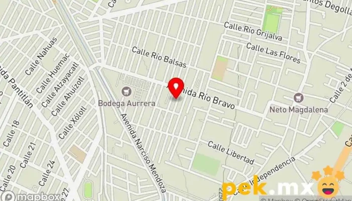 mapa de Servicio Automotriz La Magdalena Taller mecánico en La Magdalena Atlicpac