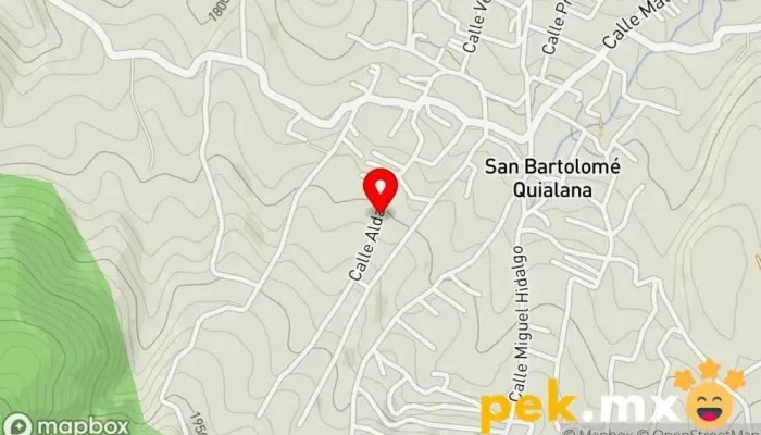 mapa de Servicio Automotriz Quialana Taller de reparación de automóviles en San Bartolomé Quialana