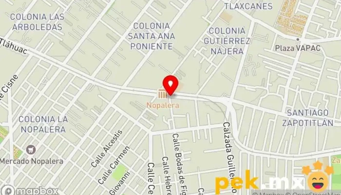 mapa de Servicio de plomería, electricidad, y albañilería 
