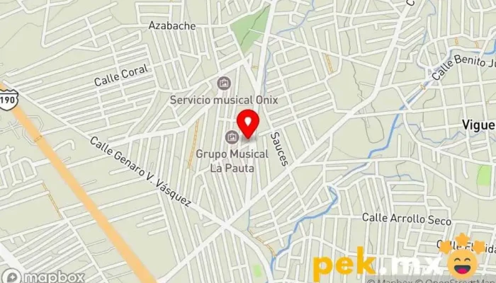 mapa de Servicio de Plomeria y Electricidad Dominguez Neri Contratista en Oaxaca de Juárez
