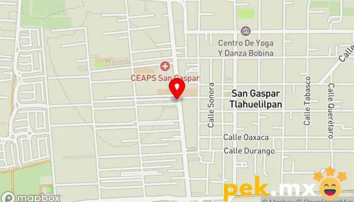 mapa de Servicio de Plomería y Electricidad Electricista, Fontanero en San Gaspar Tlahuelilpan