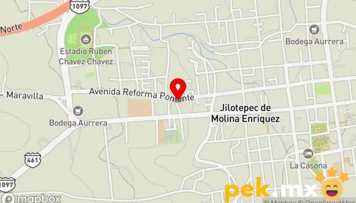 mapa de Servicio de Plomería y Electricidad Fontanero en Jilotepec de Molina Enríquez