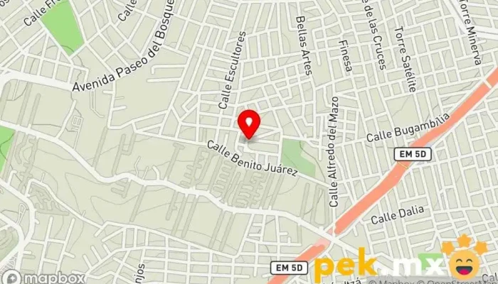 mapa de Servicio de Plomeria y Electricidad MAYK Fontanero en Mexico