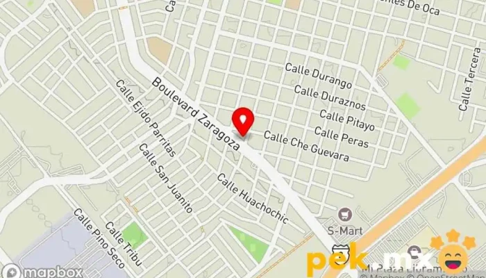 mapa de Servicio Eléctrico Alex Servicio de reparación de sistemas eléctricos para automóviles, Taller mecánico en Juárez