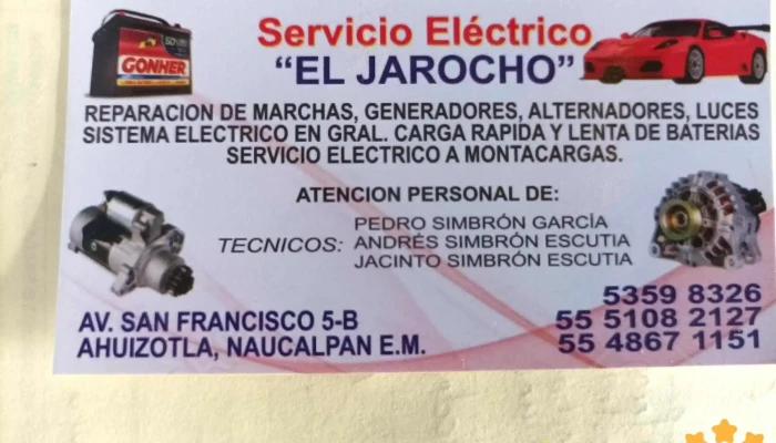 Servicio Electrico Automotriz El Jarocho Del Propietario - Naucalpan de Juárez