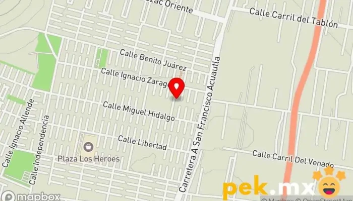 mapa de Servicio eléctrico automotriz 