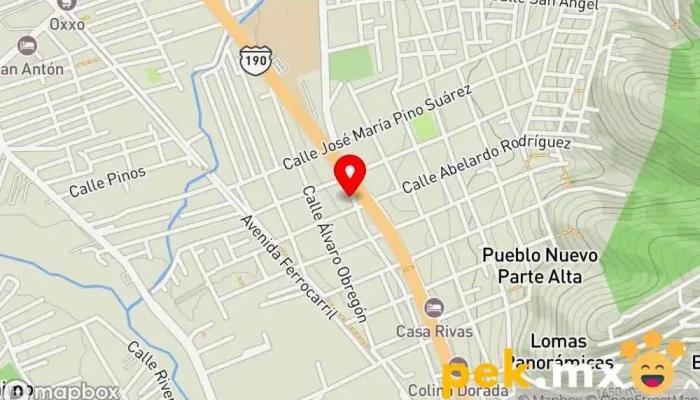 mapa de Servicio Electrico Automotriz Lasser Servicio de reparación de sistemas eléctricos para automóviles en Oaxaca de Juárez