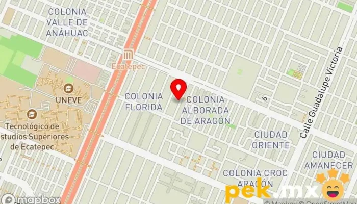 mapa de Servicio electrico automotriz los coques Servicio de reparación de sistemas eléctricos para automóviles en Ecatepec de Morelos