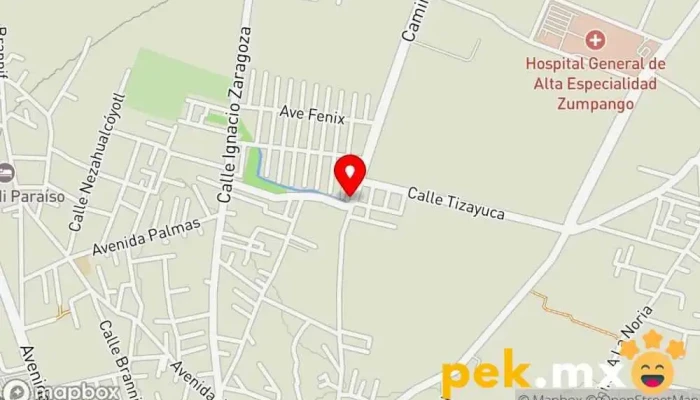 mapa de SERVICIO ELECTRICO AUTOMOTRIZ Servicio de reparación de sistemas eléctricos para automóviles en Zumpango de Ocampo