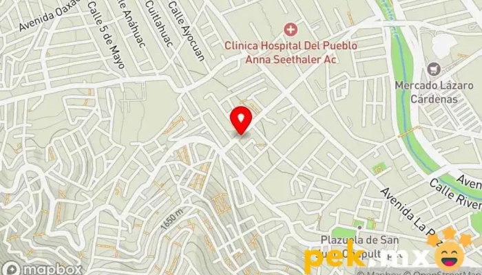 mapa de Servicio Electrico Cruz Servicio de reparación de sistemas eléctricos para automóviles en Oaxaca de Juárez