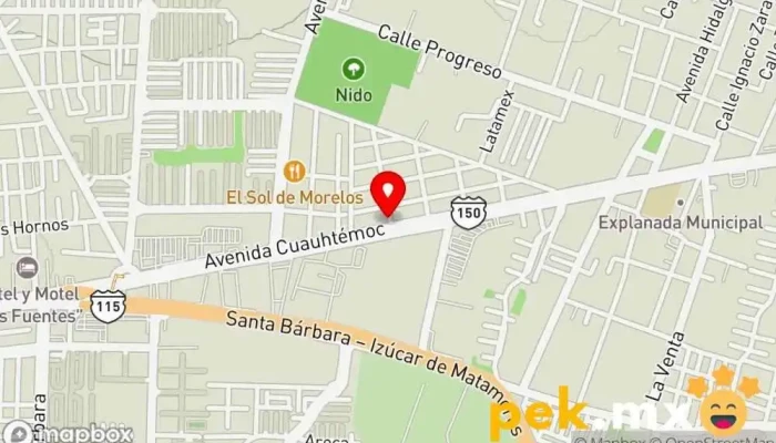 mapa de Servicio Eléctrico El Pandra Servicio de reparación de sistemas eléctricos para automóviles en Ixtapaluca