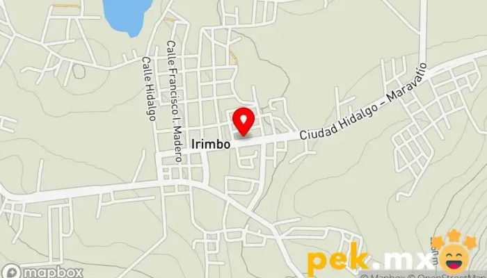 mapa de Servicio Electrico Guijosa Servicio de reparación de sistemas eléctricos para automóviles en Irimbo