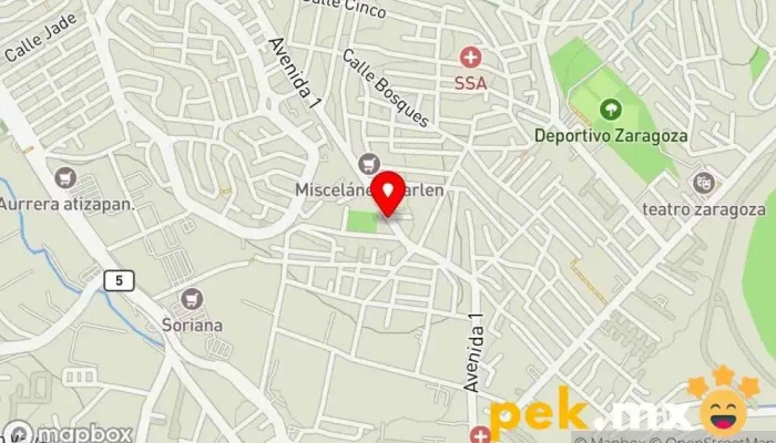 mapa de Servicio Eléctrico Guzmán Servicio de reparación de sistemas eléctricos para automóviles en Cdad. López Mateos