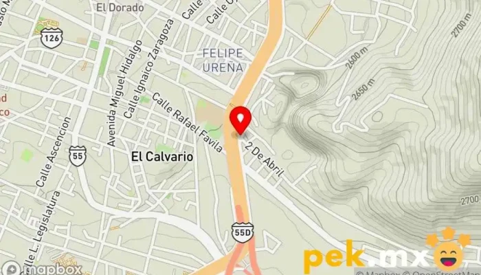 mapa de Servicio Eléctrico Hermanos Velázquez Servicio de reparación de sistemas eléctricos para automóviles en Atlacomulco de Fabela