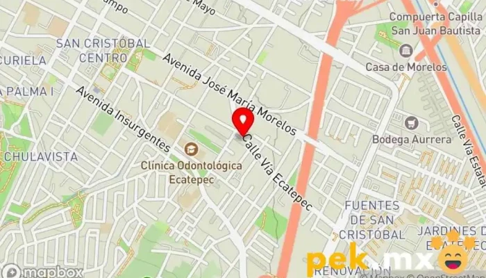mapa de SERVICIO ELECTRICO HNOS. LEON Servicio de reparación de sistemas eléctricos para automóviles en Ecatepec de Morelos