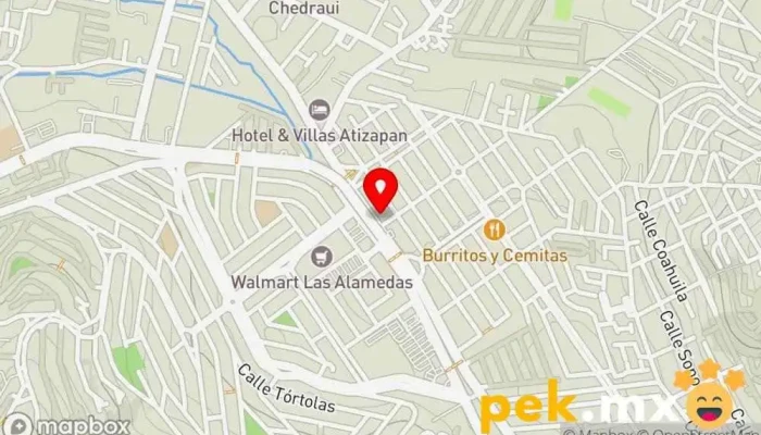 mapa de Servicio Eléctrico Huerta Servicio de reparación de sistemas eléctricos para automóviles en Cdad. López Mateos